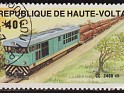 Burkina Faso - 1984 - Locomotives - 40 FR - Multicolor - Locomotives, Diesel - Scott 662 - Upper Volta Locomotive Diesel CC 2400 ch - 0